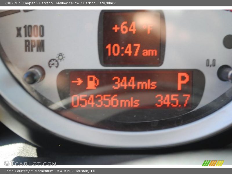 Mellow Yellow / Carbon Black/Black 2007 Mini Cooper S Hardtop