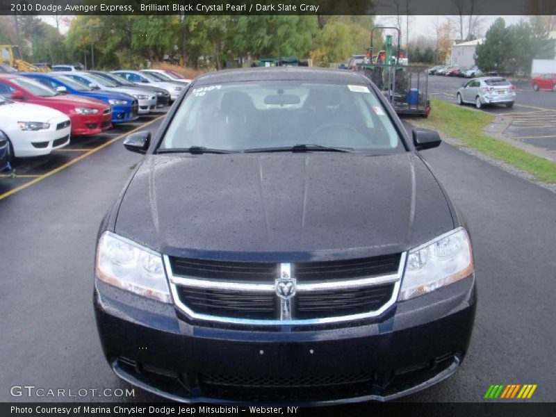 Brilliant Black Crystal Pearl / Dark Slate Gray 2010 Dodge Avenger Express
