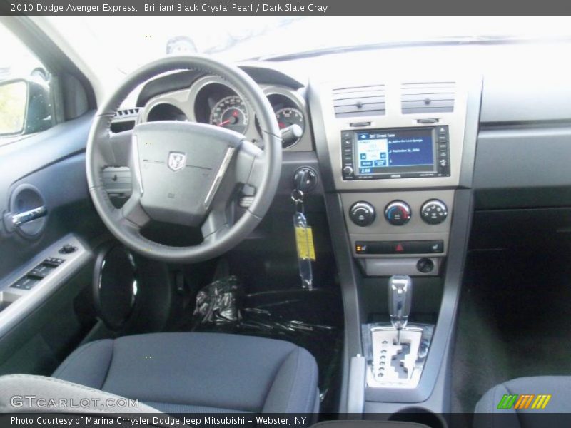 Brilliant Black Crystal Pearl / Dark Slate Gray 2010 Dodge Avenger Express