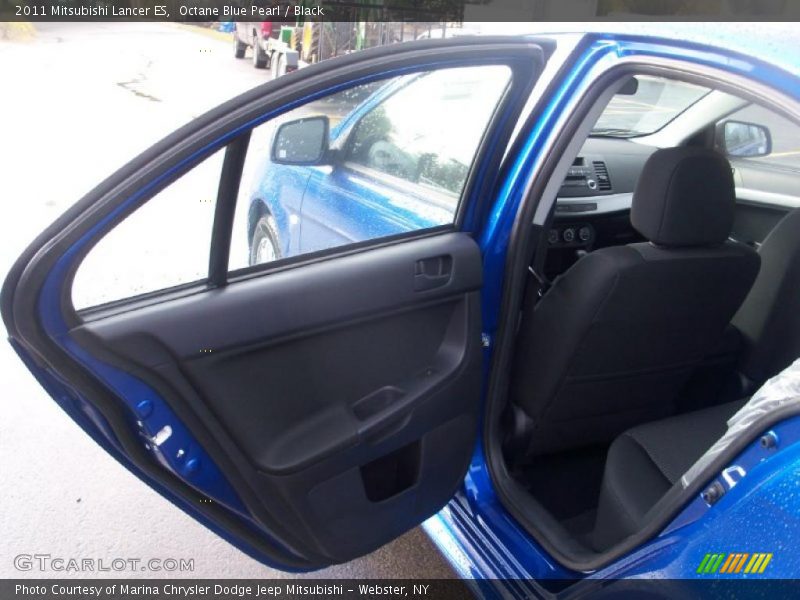 Octane Blue Pearl / Black 2011 Mitsubishi Lancer ES