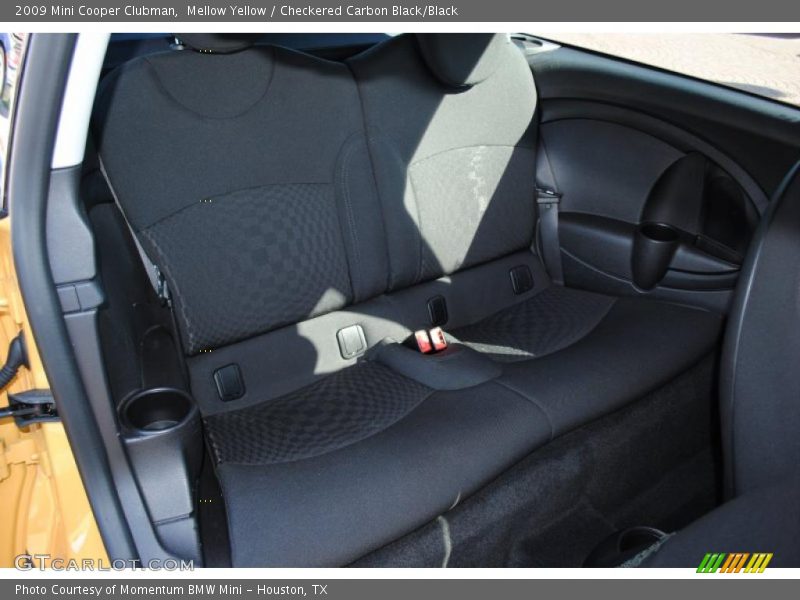 Mellow Yellow / Checkered Carbon Black/Black 2009 Mini Cooper Clubman
