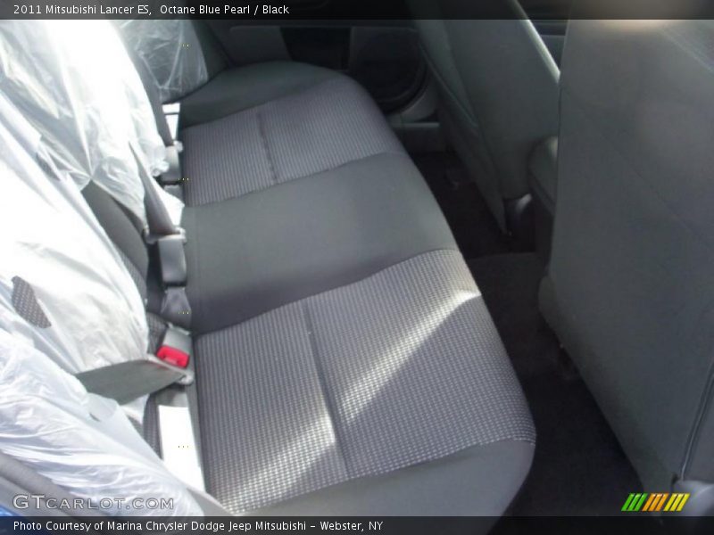 Octane Blue Pearl / Black 2011 Mitsubishi Lancer ES