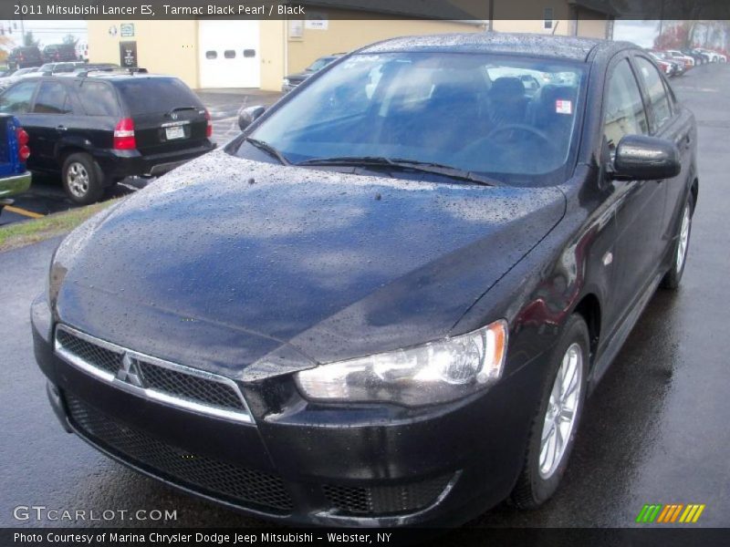 Tarmac Black Pearl / Black 2011 Mitsubishi Lancer ES