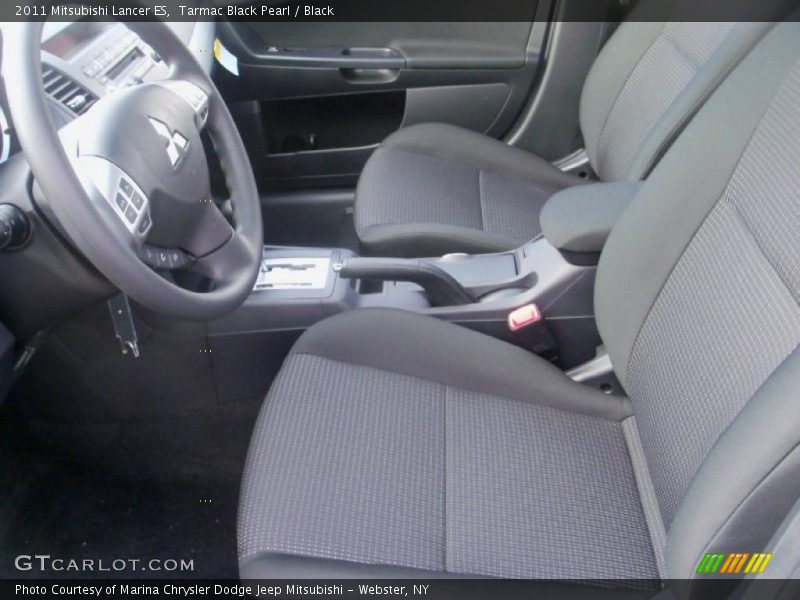 Tarmac Black Pearl / Black 2011 Mitsubishi Lancer ES