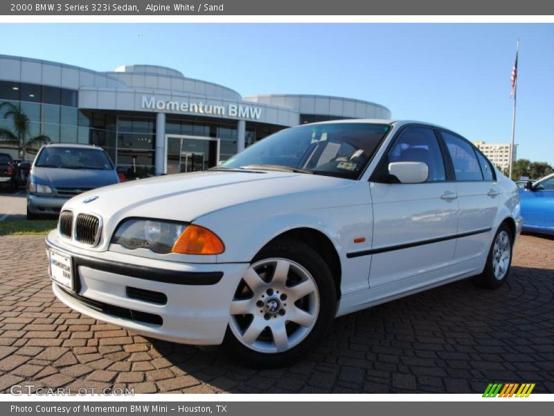 Alpine White / Sand 2000 BMW 3 Series 323i Sedan