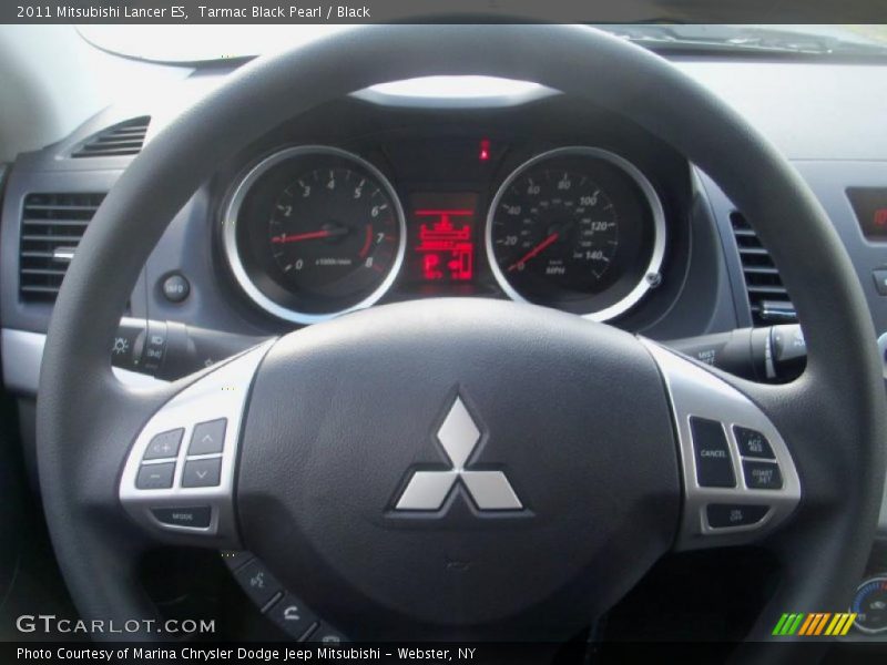 Tarmac Black Pearl / Black 2011 Mitsubishi Lancer ES