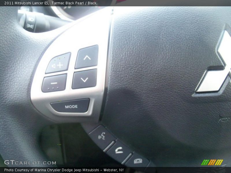 Tarmac Black Pearl / Black 2011 Mitsubishi Lancer ES