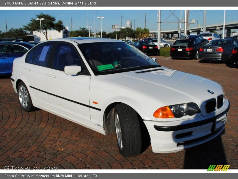 Alpine White / Sand 2000 BMW 3 Series 323i Sedan