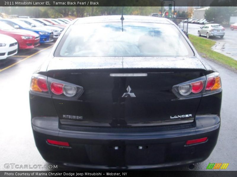 Tarmac Black Pearl / Black 2011 Mitsubishi Lancer ES