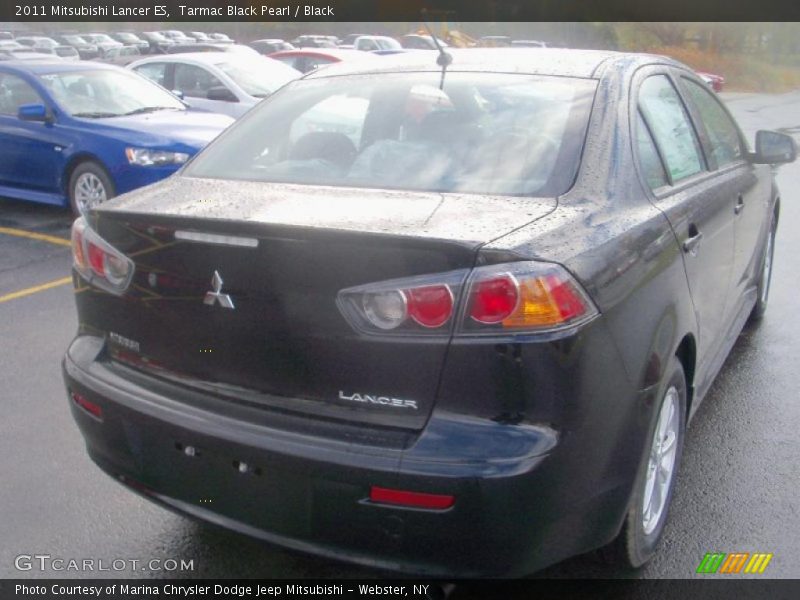 Tarmac Black Pearl / Black 2011 Mitsubishi Lancer ES