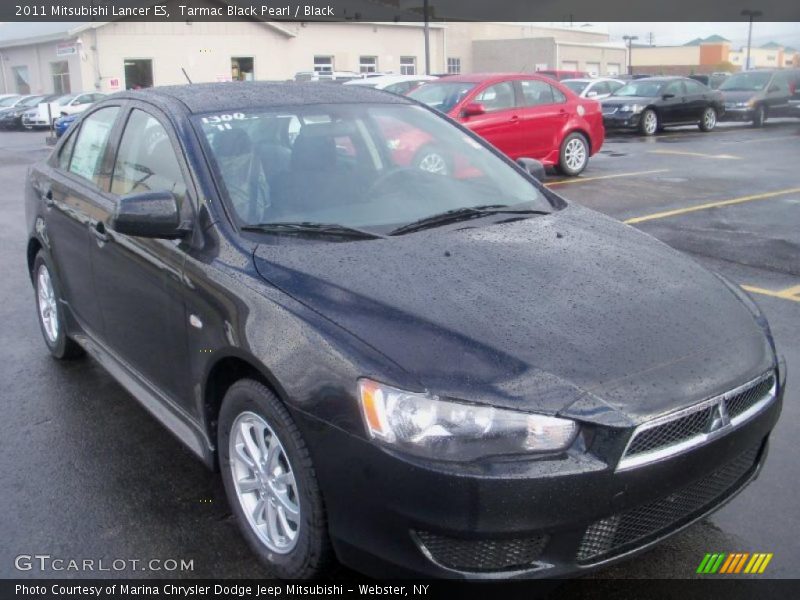 Tarmac Black Pearl / Black 2011 Mitsubishi Lancer ES