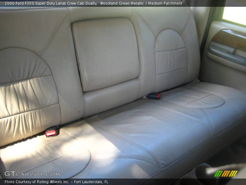 Woodland Green Metallic / Medium Parchment 2000 Ford F350 Super Duty Lariat Crew Cab Dually