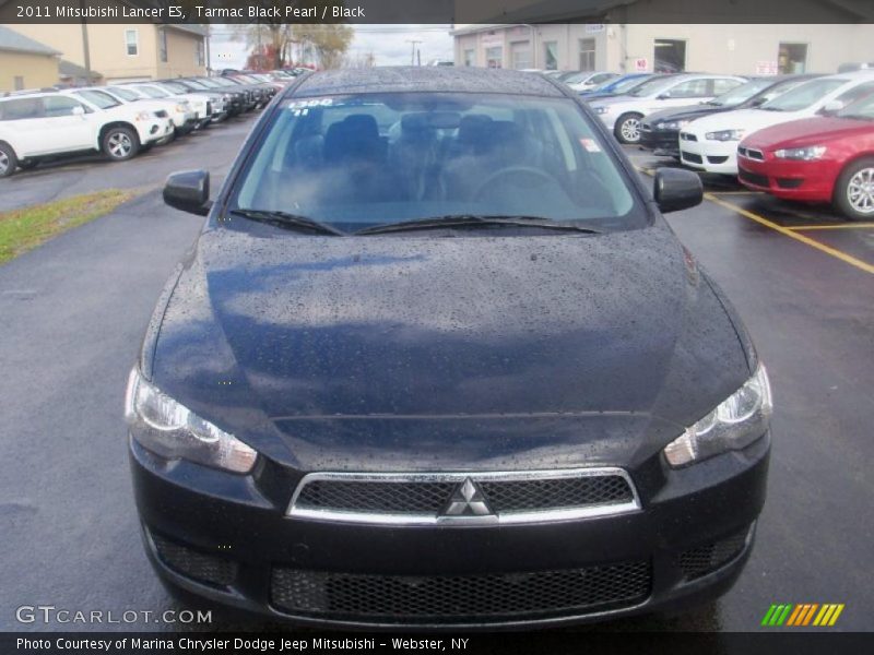 Tarmac Black Pearl / Black 2011 Mitsubishi Lancer ES