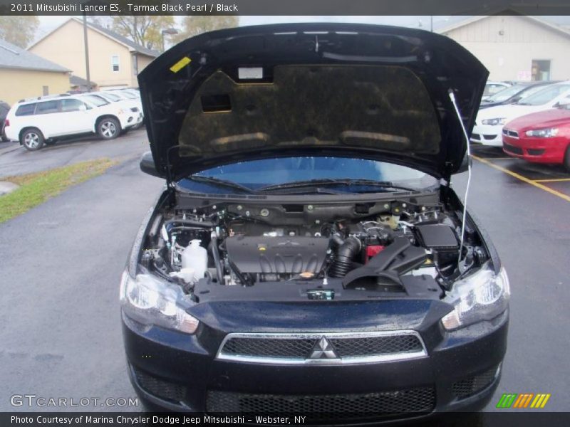 Tarmac Black Pearl / Black 2011 Mitsubishi Lancer ES
