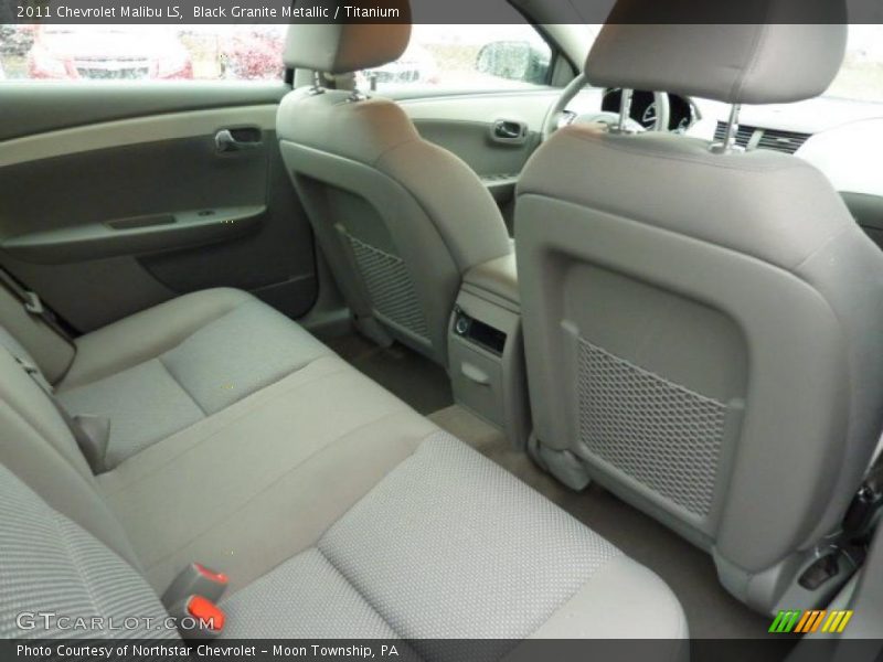 Black Granite Metallic / Titanium 2011 Chevrolet Malibu LS