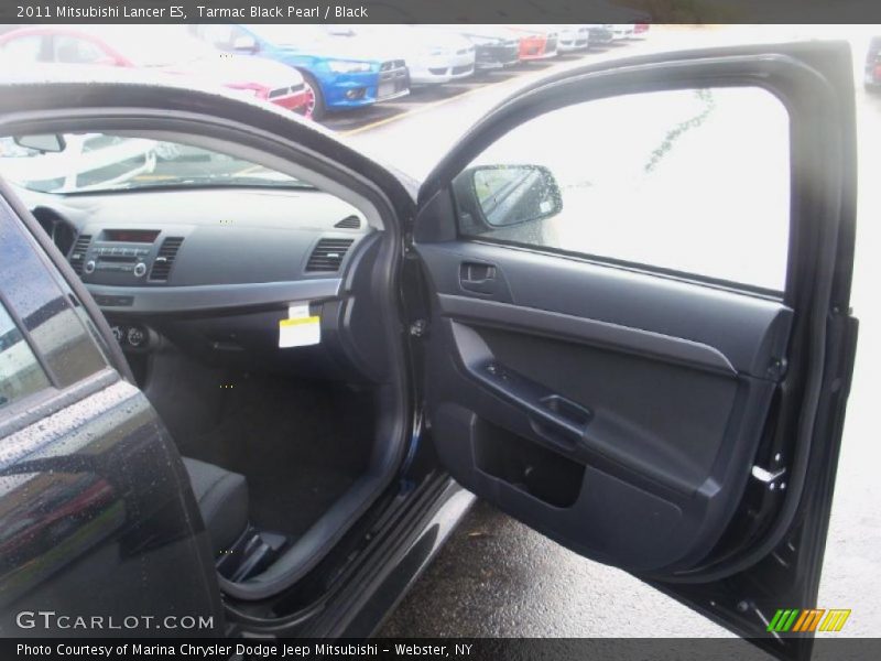 Tarmac Black Pearl / Black 2011 Mitsubishi Lancer ES