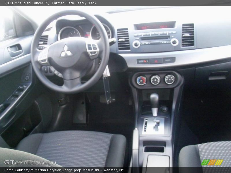 Tarmac Black Pearl / Black 2011 Mitsubishi Lancer ES