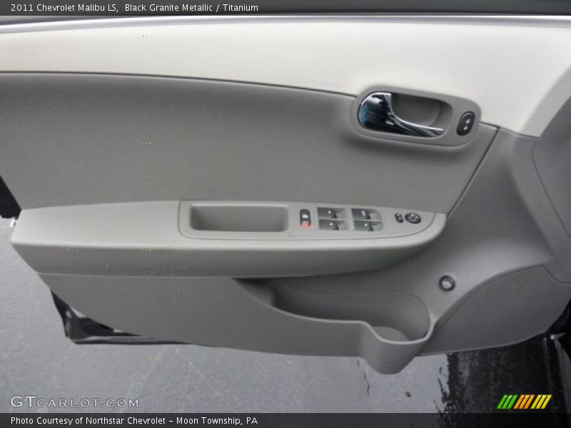 Black Granite Metallic / Titanium 2011 Chevrolet Malibu LS
