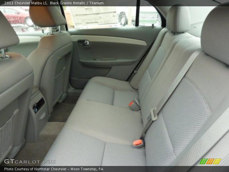 Black Granite Metallic / Titanium 2011 Chevrolet Malibu LS