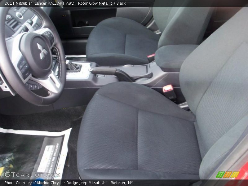  2011 Lancer RALLIART AWD Black Interior
