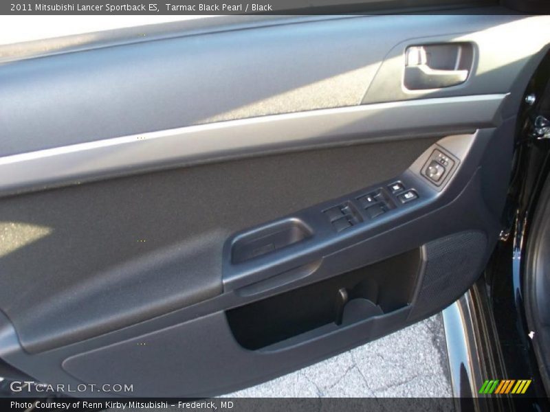 Tarmac Black Pearl / Black 2011 Mitsubishi Lancer Sportback ES
