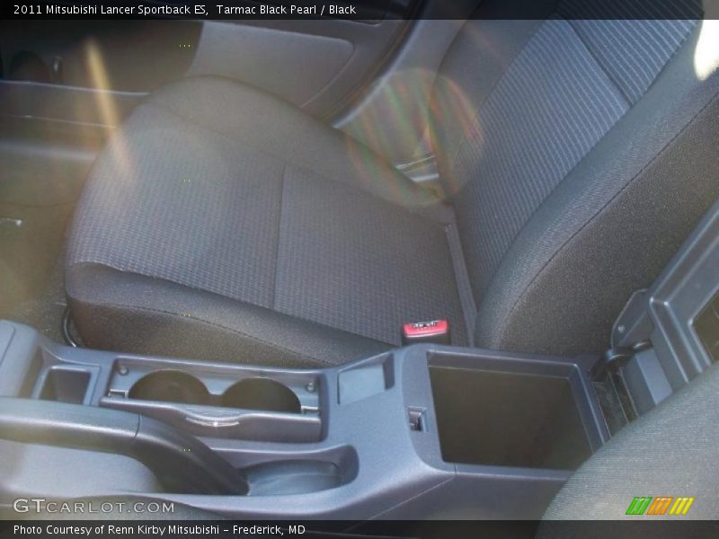 Tarmac Black Pearl / Black 2011 Mitsubishi Lancer Sportback ES