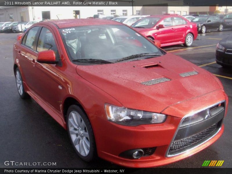 Front 3/4 View of 2011 Lancer RALLIART AWD