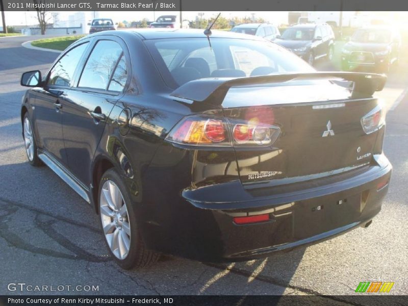 Tarmac Black Pearl / Black 2011 Mitsubishi Lancer GTS
