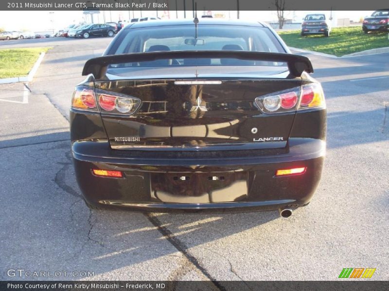 Tarmac Black Pearl / Black 2011 Mitsubishi Lancer GTS