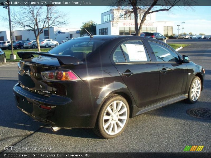 Tarmac Black Pearl / Black 2011 Mitsubishi Lancer GTS