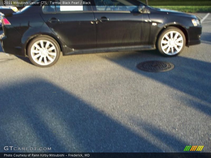 Tarmac Black Pearl / Black 2011 Mitsubishi Lancer GTS