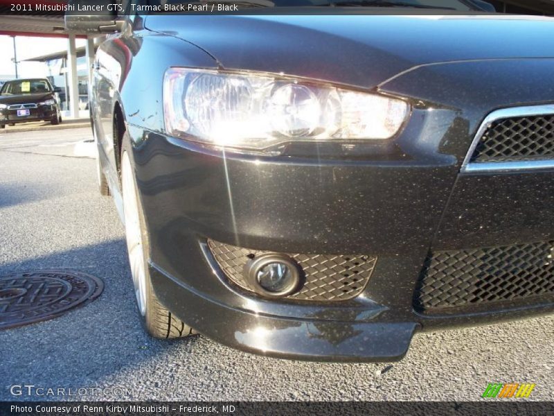 Tarmac Black Pearl / Black 2011 Mitsubishi Lancer GTS