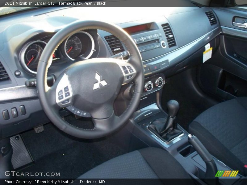 Black Interior - 2011 Lancer GTS 