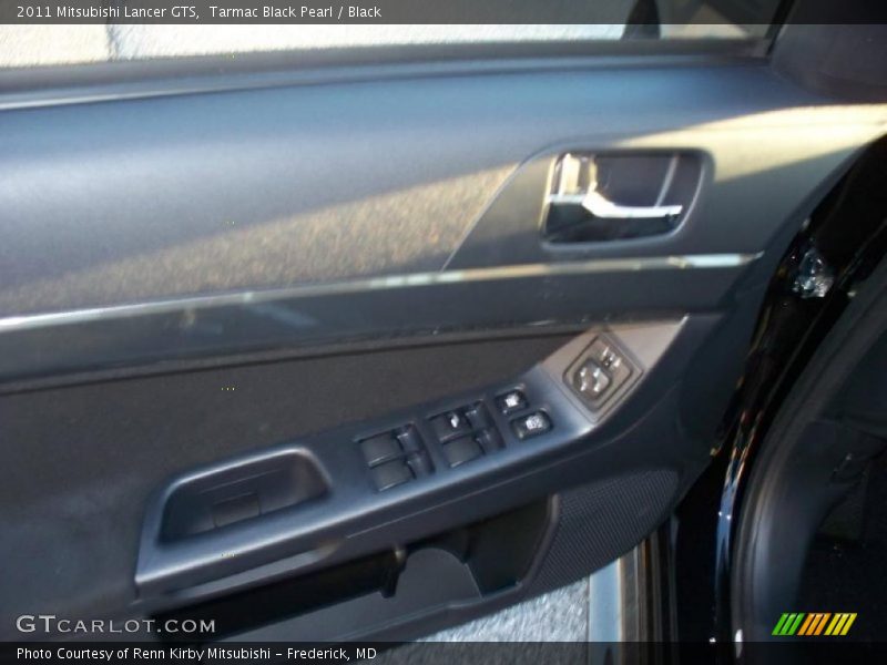 Tarmac Black Pearl / Black 2011 Mitsubishi Lancer GTS
