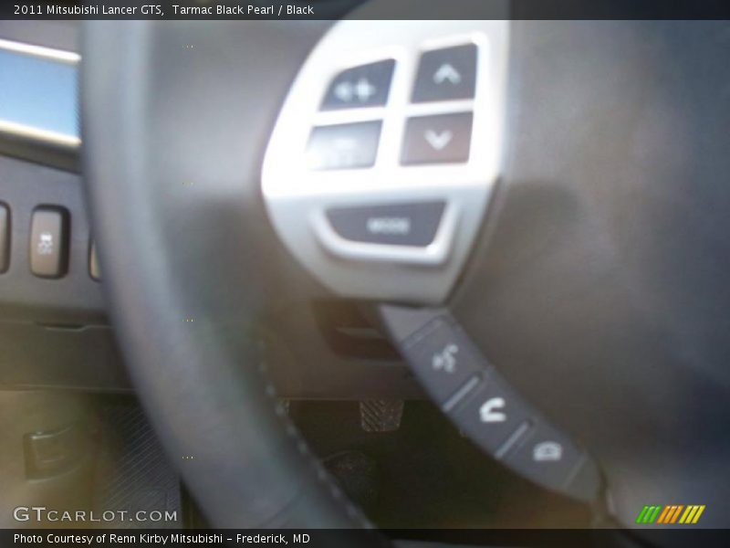 Tarmac Black Pearl / Black 2011 Mitsubishi Lancer GTS