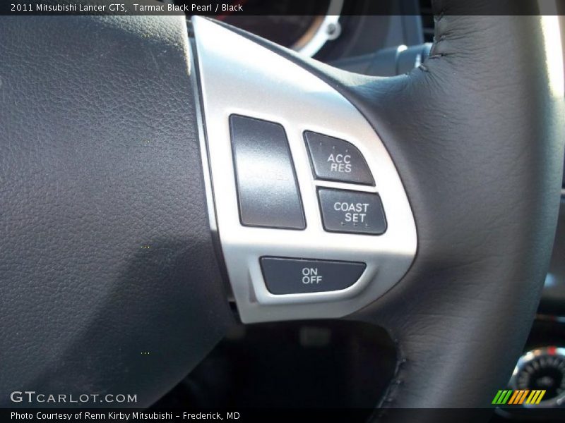 Tarmac Black Pearl / Black 2011 Mitsubishi Lancer GTS