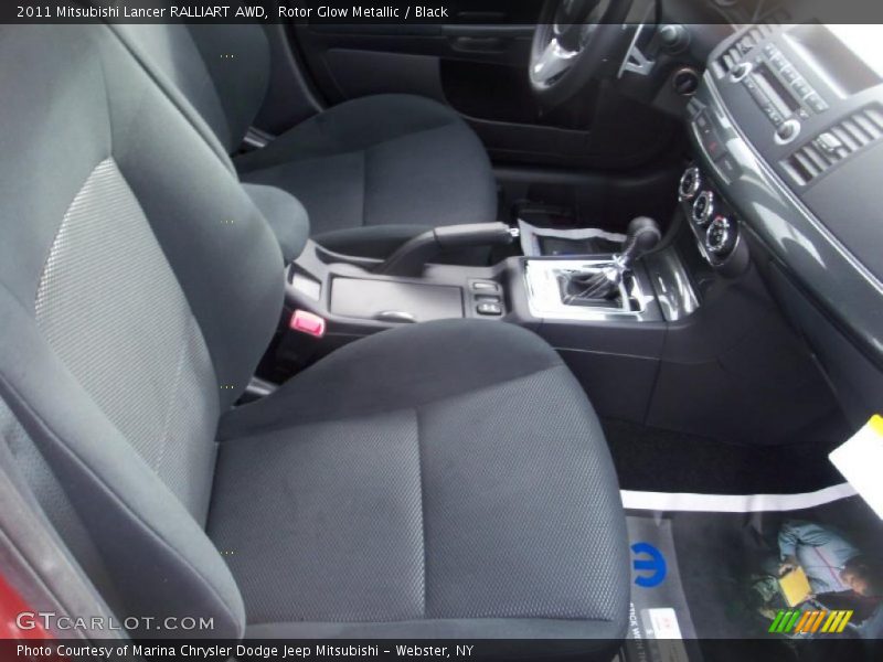  2011 Lancer RALLIART AWD Black Interior