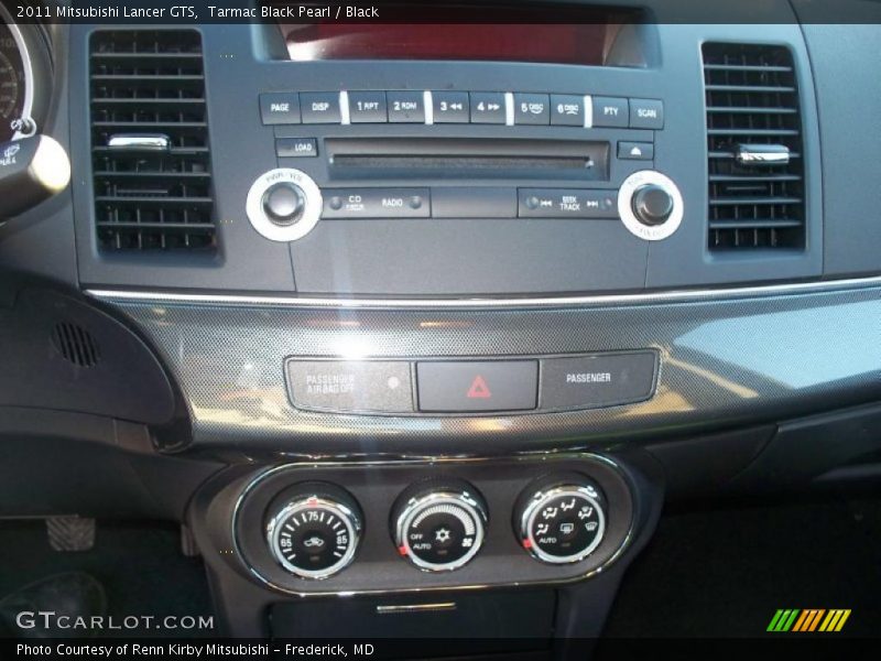 Tarmac Black Pearl / Black 2011 Mitsubishi Lancer GTS