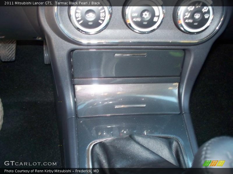 Tarmac Black Pearl / Black 2011 Mitsubishi Lancer GTS