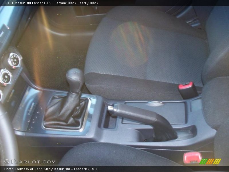 Tarmac Black Pearl / Black 2011 Mitsubishi Lancer GTS