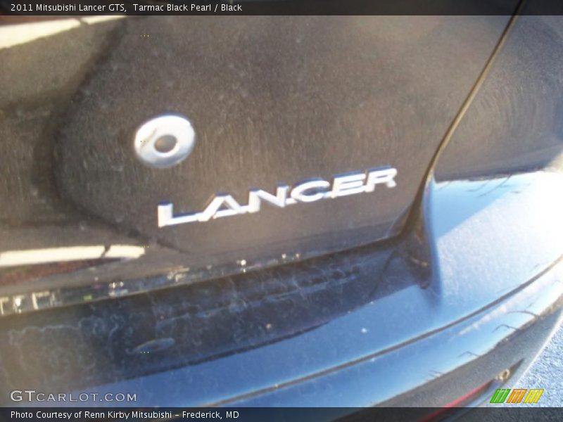 Tarmac Black Pearl / Black 2011 Mitsubishi Lancer GTS