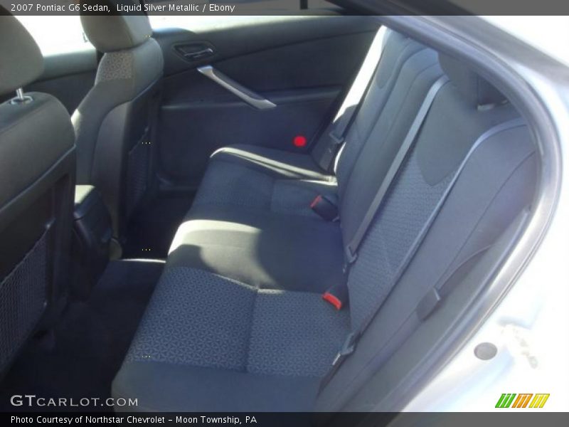 Liquid Silver Metallic / Ebony 2007 Pontiac G6 Sedan