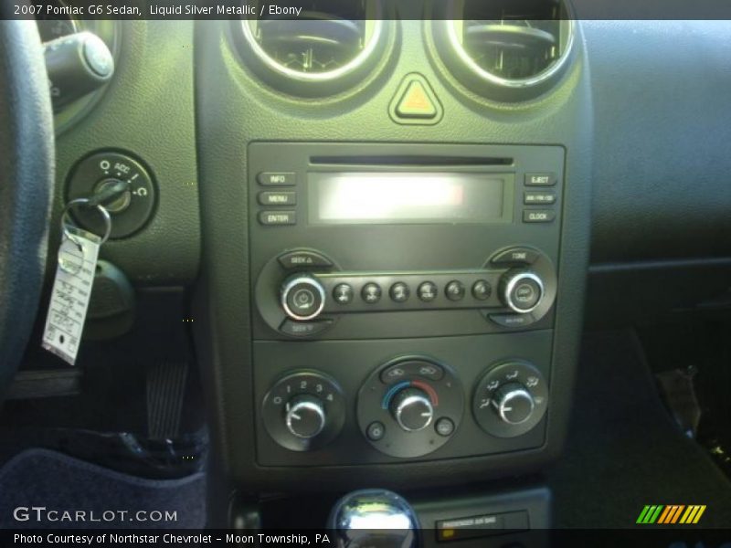 Liquid Silver Metallic / Ebony 2007 Pontiac G6 Sedan