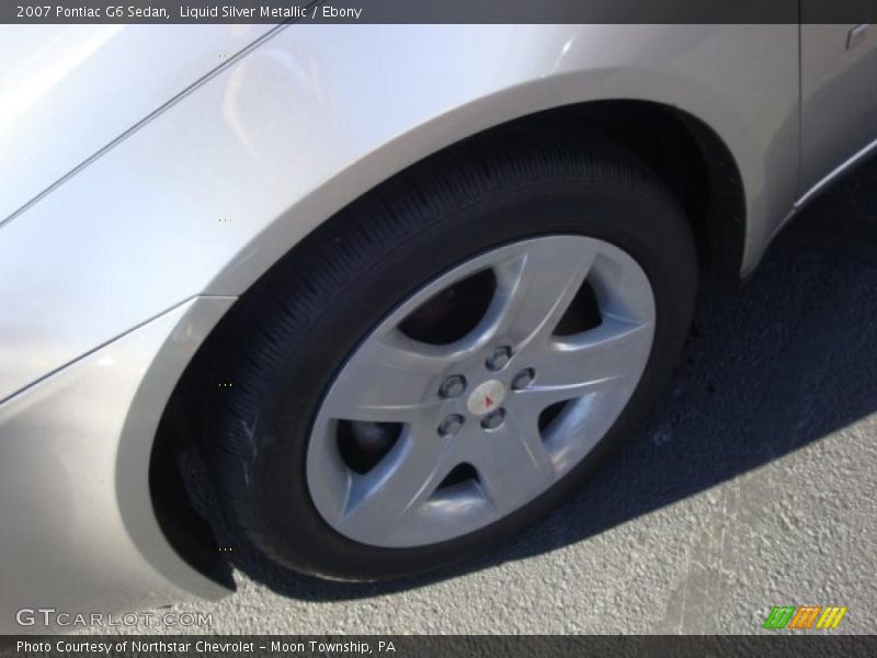 Liquid Silver Metallic / Ebony 2007 Pontiac G6 Sedan