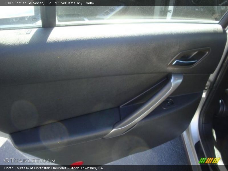 Liquid Silver Metallic / Ebony 2007 Pontiac G6 Sedan