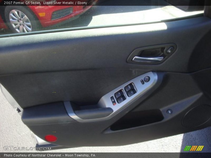 Liquid Silver Metallic / Ebony 2007 Pontiac G6 Sedan
