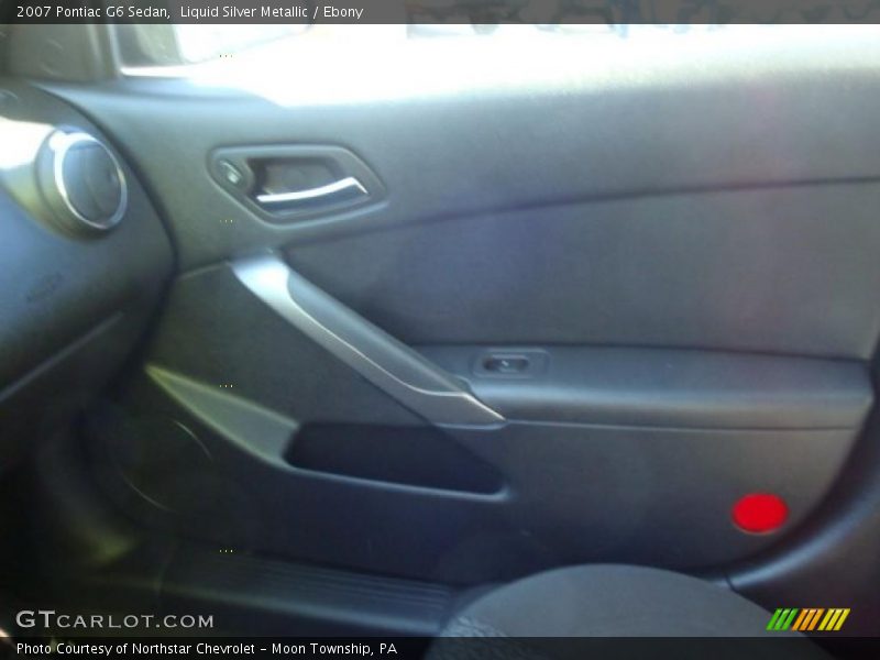 Liquid Silver Metallic / Ebony 2007 Pontiac G6 Sedan