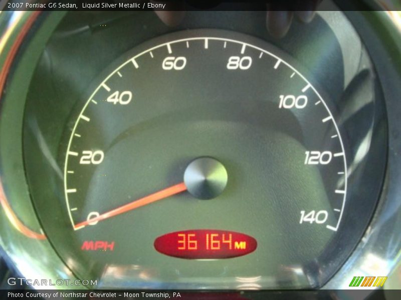 Liquid Silver Metallic / Ebony 2007 Pontiac G6 Sedan