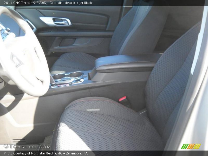 Gold Mist Metallic / Jet Black 2011 GMC Terrain SLE AWD