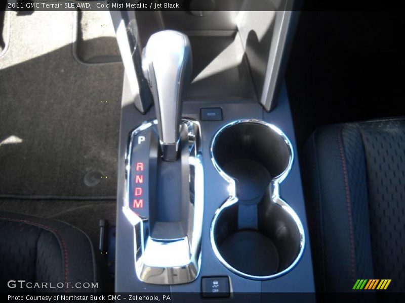 Gold Mist Metallic / Jet Black 2011 GMC Terrain SLE AWD